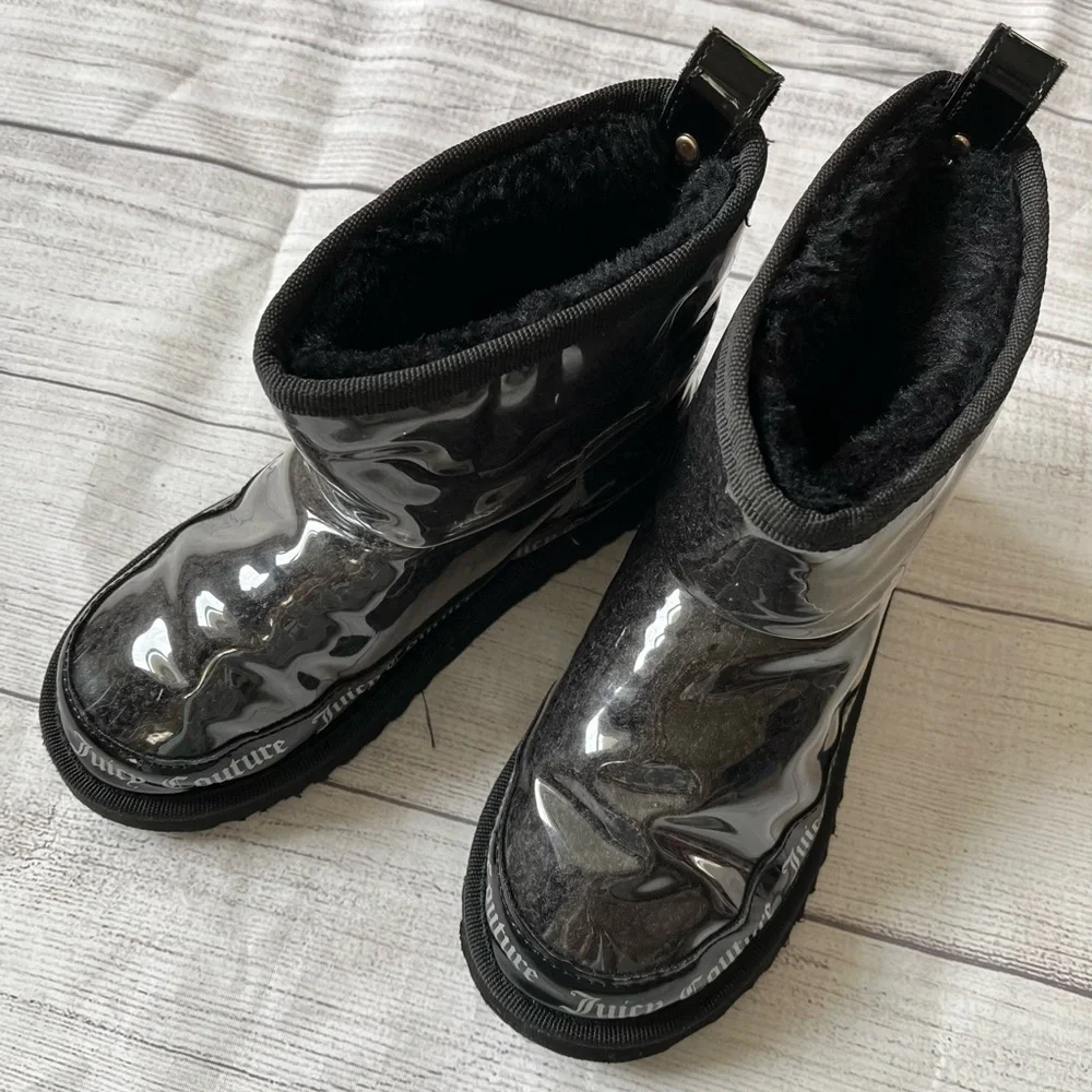 Juicy Couture black little girls boots sz 3
